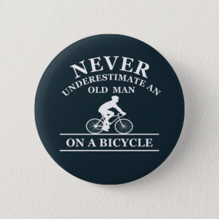 funny cycling quote 2 inch round button