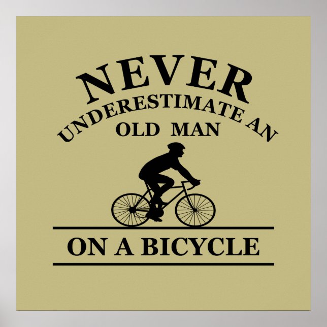 funny cycling quote poster (Front)