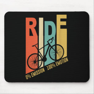 Funny Cyclist Bicycle Gift Environmental Protectio Mouse Pad