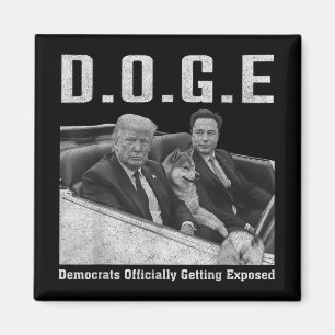 Funny D.o.g.e Doge Democrats Officially Getting Ex Magnet