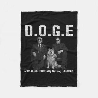 Funny D.o.g.e Doge Democrats Officially Getting Fleece Blanket