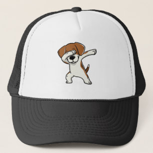 Funny Dabbing Beagle T-Shirt Trucker Hat