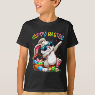 Funny Dabbing Bunny Easter Happy Easter For Boys G T-Shirt