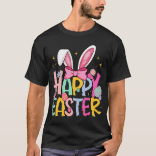 Funny Dabbing Bunny Easter Happy Easter T-Shirt