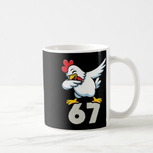 Funny Dabbing Chicken 6 7 Shirt – Kids 67 Farm Six Coffee Mug