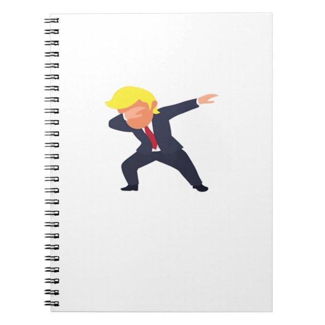 Funny Dabbing Design Classic Notebook (Front)