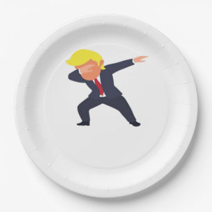 Funny Dabbing Design Classic Paper Plate