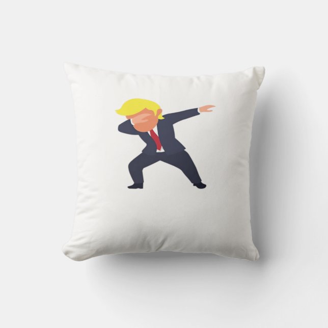 Funny Dabbing Design Classic Throw Pillow (Front)