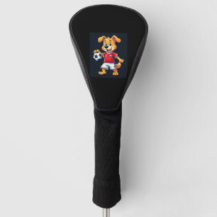 Funny Dabbing Dog Russia Soccer Jersey Russian Foo Golf Head Cover