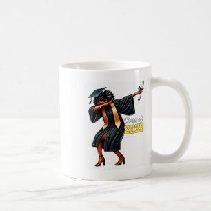 Funny Dabbing Graduation Grad Cl Of 2025 Women Gir Coffee Mug