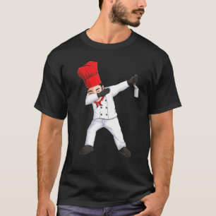 Funny Dabbing Hibachi Chef Cook Costume Men Women  T-Shirt