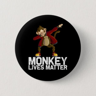 Funny Dabbing Monkey 2 Inch Round Button