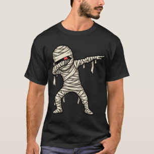 Funny Dabbing Mummy Streetwear Halloween Tee Scary