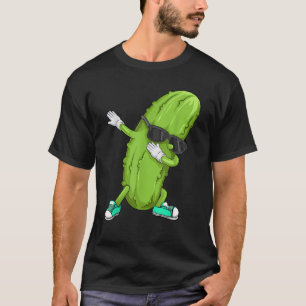 Funny Dabbing Pickle Gift Cute Dancing Cucumber Me T-Shirt