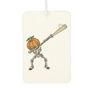 Funny Dabbing Pumpkin Head Baseball Gift Idea Air Freshener