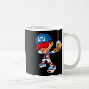 Funny Dabbing Sell Player Pitcher Catcher 4th Of J Coffee Mug