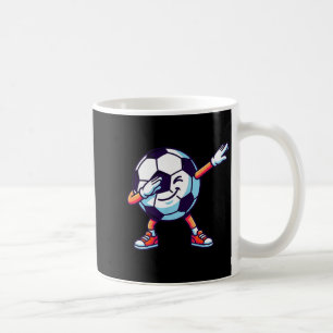 Funny Dabbing Soccer Ball Cartoon Srt Gift Kids Bo Coffee Mug