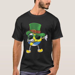 Funny Dabbing Volleyball St. Patrick's Day T-Shirt