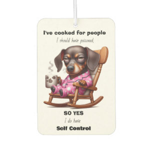 FUNNY DACHSHUND  AIR FRESHENER