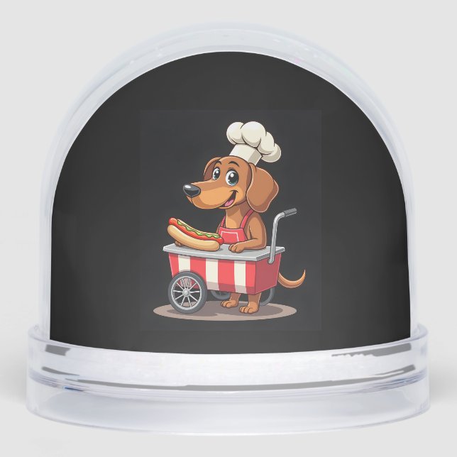 Funny Dachshund Chien Hotdog Sandwich Weenie Sauci (Avant)
