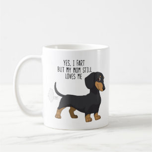 Funny Dachshund Dog Fart Coffee Mug