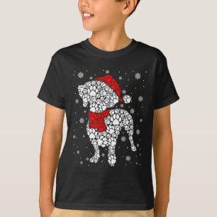 Funny Dachshund Dog Paws Santa Hat Christmas Xmas T-Shirt