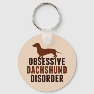 Funny Dachshund Lover Keychain