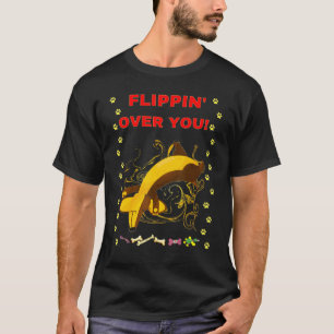 Funny Dachshund Pet Dad Wiener Dog Mom Flippin Ove T-Shirt