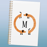 Funny Dachshund Saucisse Chien Monogramme