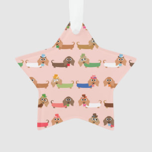 Funny Dachshunds Ornament