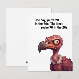 Funny Dad 70th Birthday Card Aging Humor