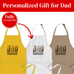 Funny Dad Apron – BBQ Master & Dad Joke Champion