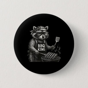 Funny Dad BBQ Grilling Barbecue Dad Grandpa BBQ 2 Inch Round Button