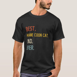 Funny Dad Best Maine Coon Cat Dad Ever Shirts Fath