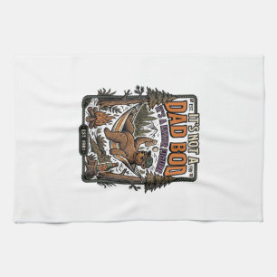 Funny Dad Bod Bear Camping Father Figure Shirt_1 Kitchen Towel
