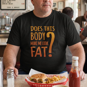 Funny Dad Bod Diet Humour - Overweight Foodie Joke T-Shirt