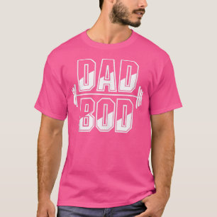 Funny Dad Bod Gym Fathers Day Workout 36 T-Shirt