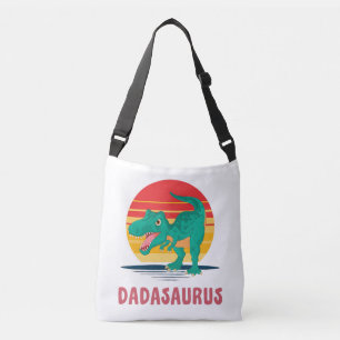 Funny Dad Dinosaur Dadasaurus T-Rex Fathers Crossbody Bag