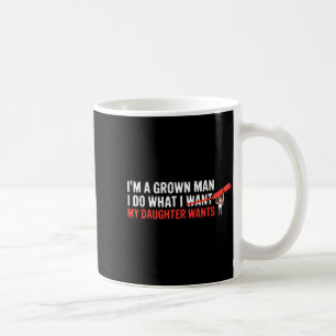 Funny Dad Father Daughter Humor Man Fatherhood Fam Coffee Mug