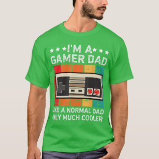 Funny Dad Gamer for Men Video Game Dad Gaming Fath T-Shirt