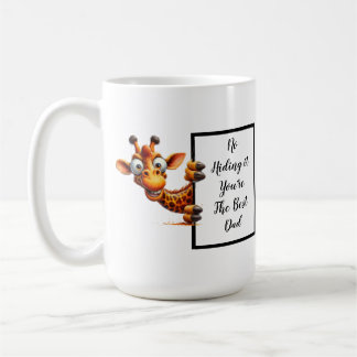 Funny dad gift with funny and quirky giraffe coffee mug