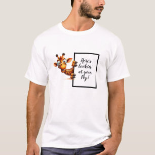 Funny dad gift with funny and quirky giraffe T-Shirt