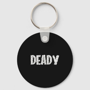 Funny Dad Halloween Deady Mummy Halloween Matching Keychain