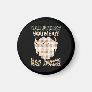 Funny Dad Jokes Father's Day Rad Jokes Magnet