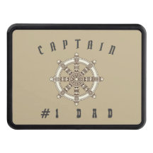 Funny Dad Modern Daddy Father Captain Black Khaki