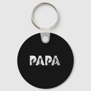 Funny Dad Papa Golf Daddy Funny Fathers Day Gift  Keychain