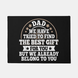 Funny Dad Saying Graphic Vintage Papa Father Doormat
