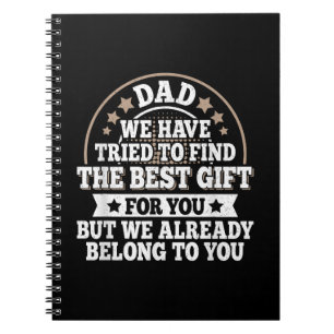 Funny Dad Saying Graphic Vintage Papa Father Notebook