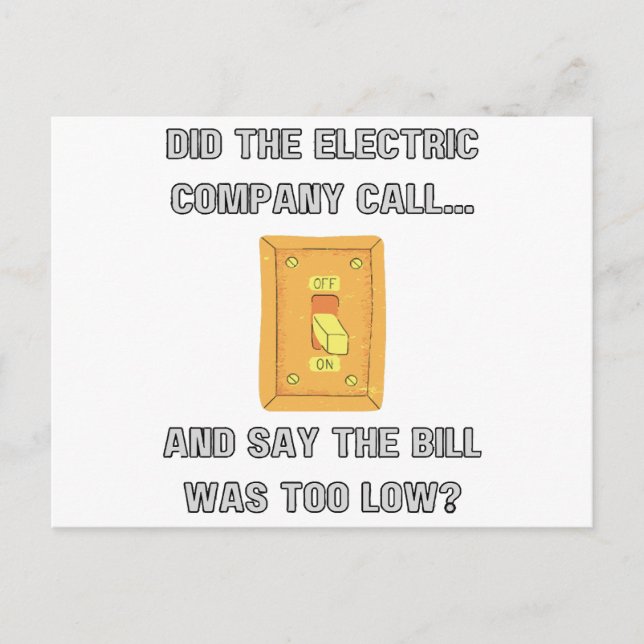 Funny Dad Sayings  Holiday Postcard (Front)