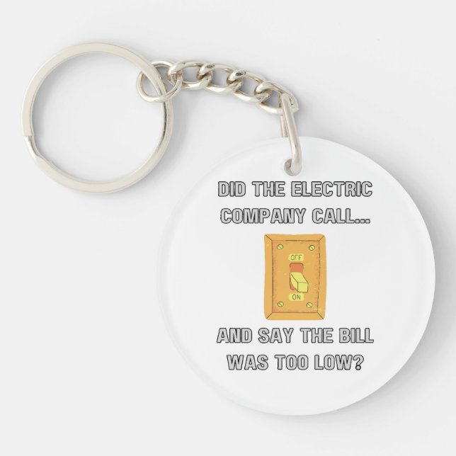 Funny Dad Sayings  Keychain (Front)